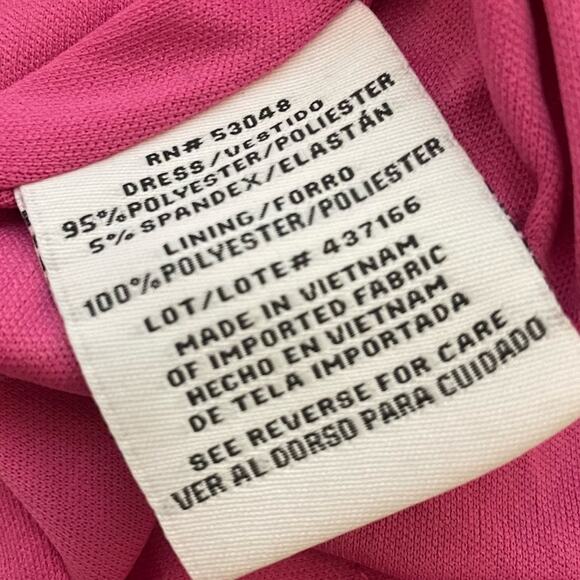 Morgan & Co. Spaghetti Strap V-Neck Ruffle Slit All Over Sequin Slim Gown Sz 13 - Picture 7 of 7